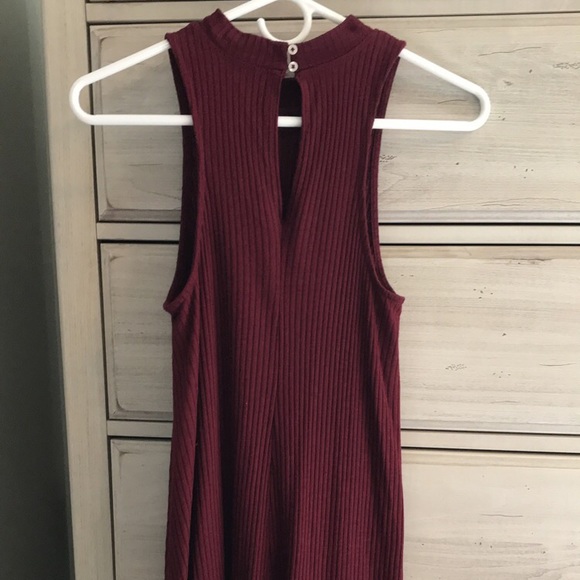 Maroon swing dress - Picture 3 of 4